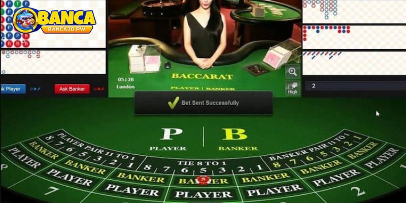 Ưu điểm khi chơi baccarat tại banca30